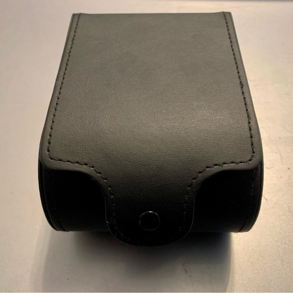 Watch Box - Black Leather Case